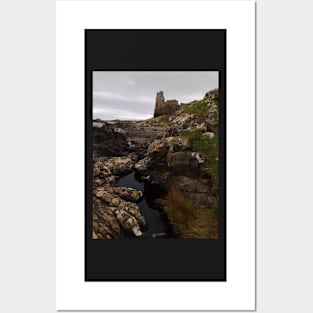 Dunure Castle and Rock Pool Posters and Art